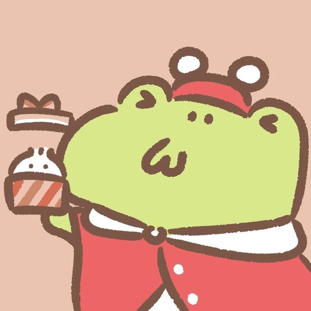 圣诞节的可爱头像/圣诞节情侣头像可爱卡通