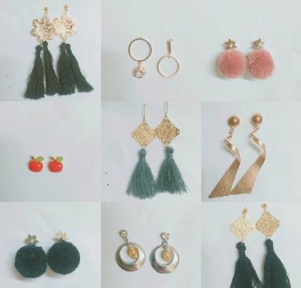 小清新风格好看的耳环头像图片