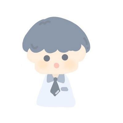 卡通风格简约情侣QQ头像图片