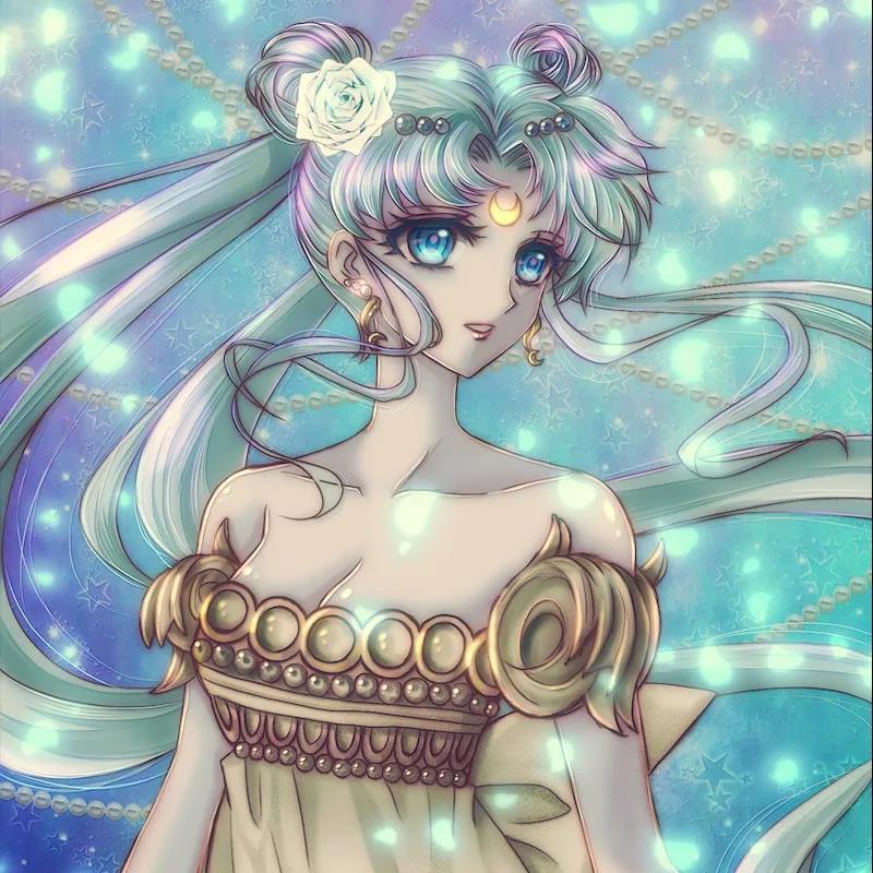 漂亮好看的精致二次元美女手绘头像图片