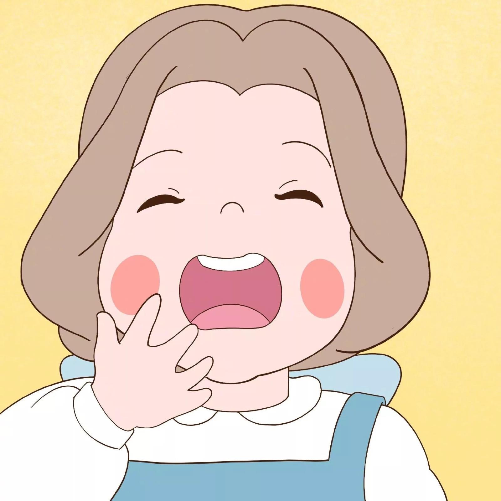 九位打哈欠的迪士尼公主超可爱卡通头像图片