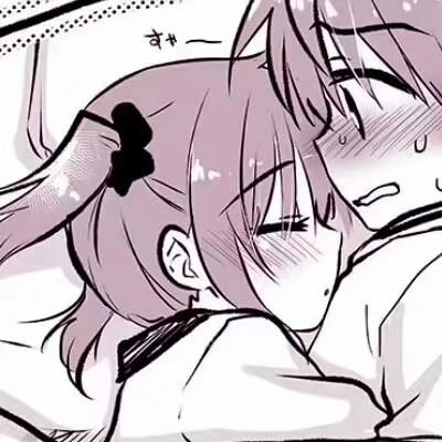 色气满满的漫画版情侣头像图片