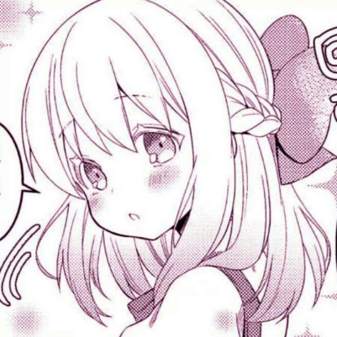 可爱的漫画女生截图头像图片