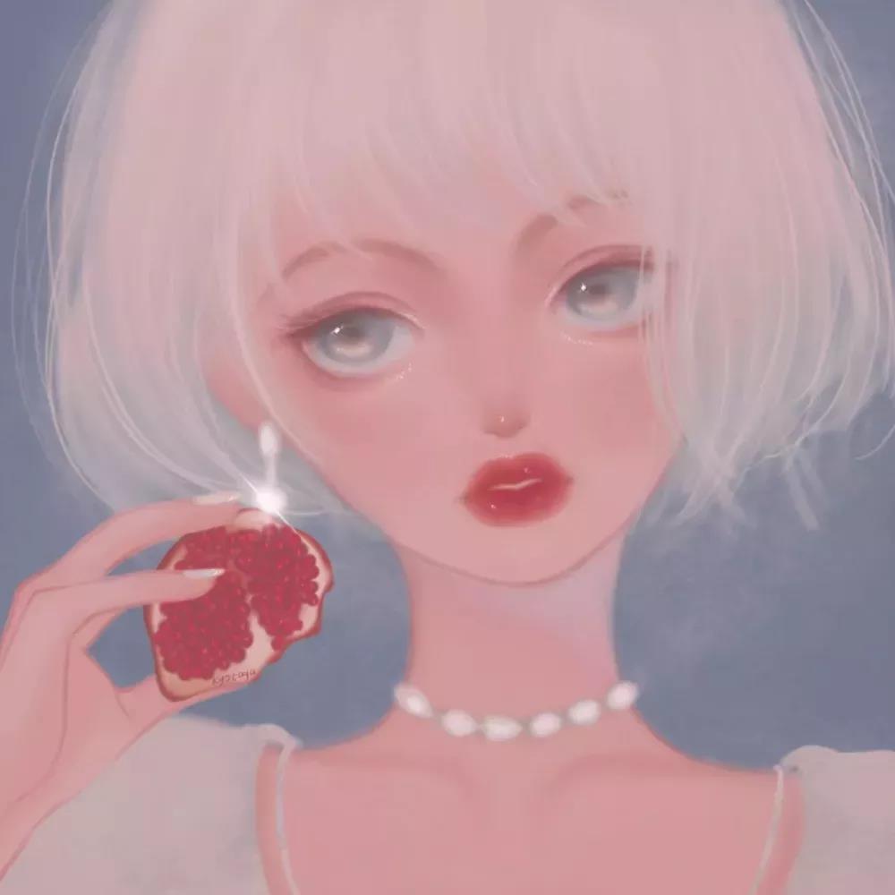 二次元美女图片头像|精致又漂亮的手绘女头