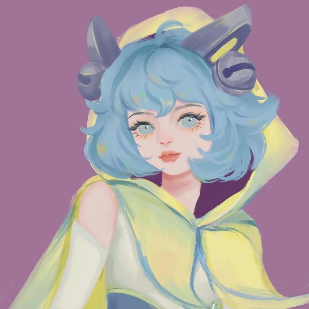 超好看的漂亮女生手绘头像图片