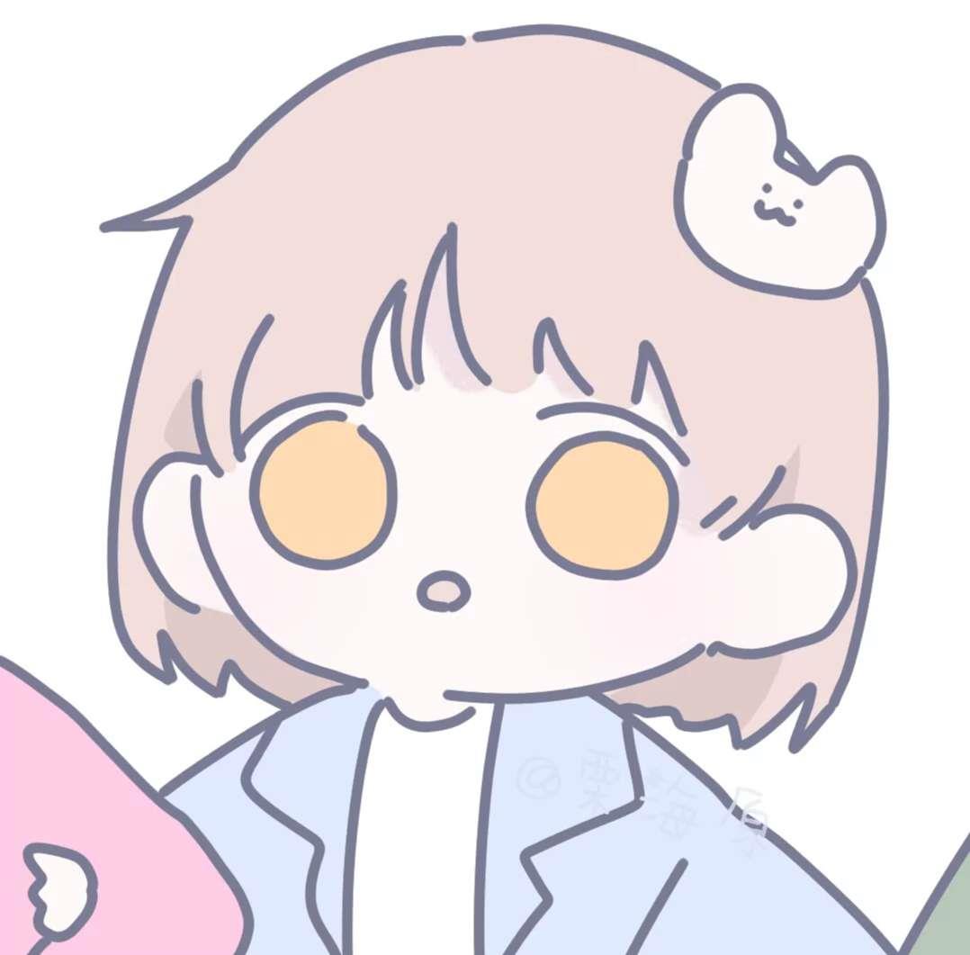 手绘二次元头像丨冗长的黑暗中，你是我唯一的光