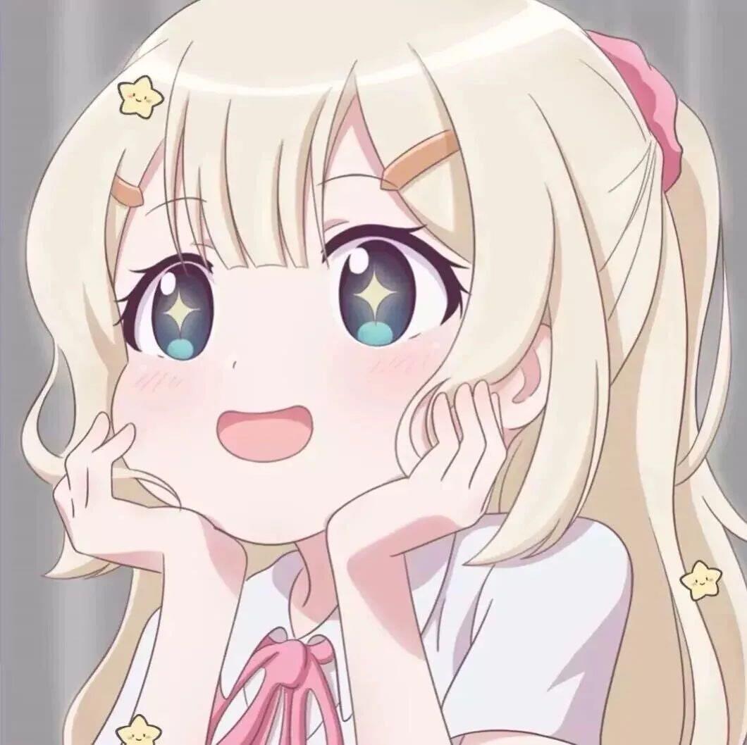 可爱高清女头丨小池塘边跌坐看鱼，眉挑烟火过一生