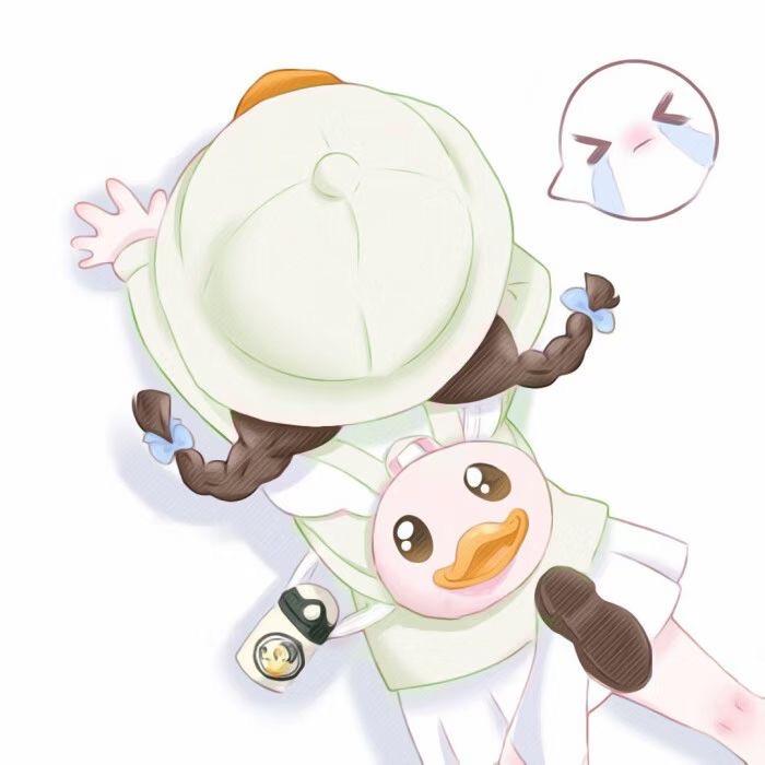 二人闺蜜精选优质可爱卡通女生头像图片