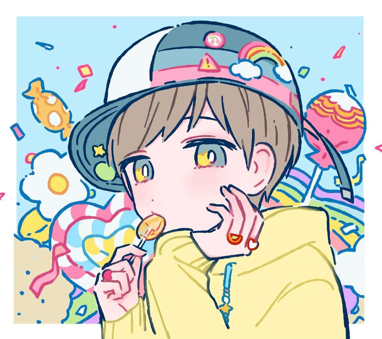 女生插画可爱头像图片丨前路浩浩荡荡，万物皆可期待