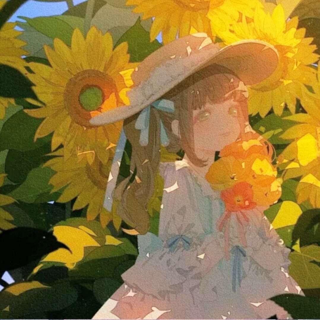 手绘卡通女生头像大全丨谁都想成为孟听谁又能遇见江忍