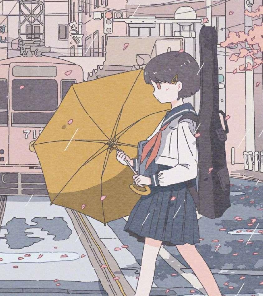 手绘卡通女生头像大全丨谁都想成为孟听谁又能遇见江忍