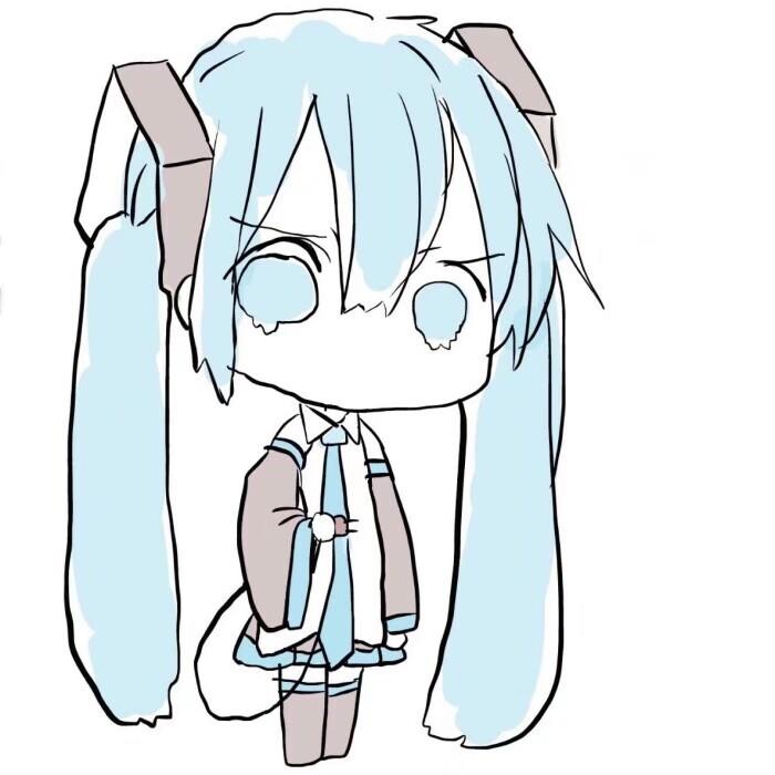 初音未来可爱卡通头像丨保持须臾的浪漫理想的喧嚣平等的热情