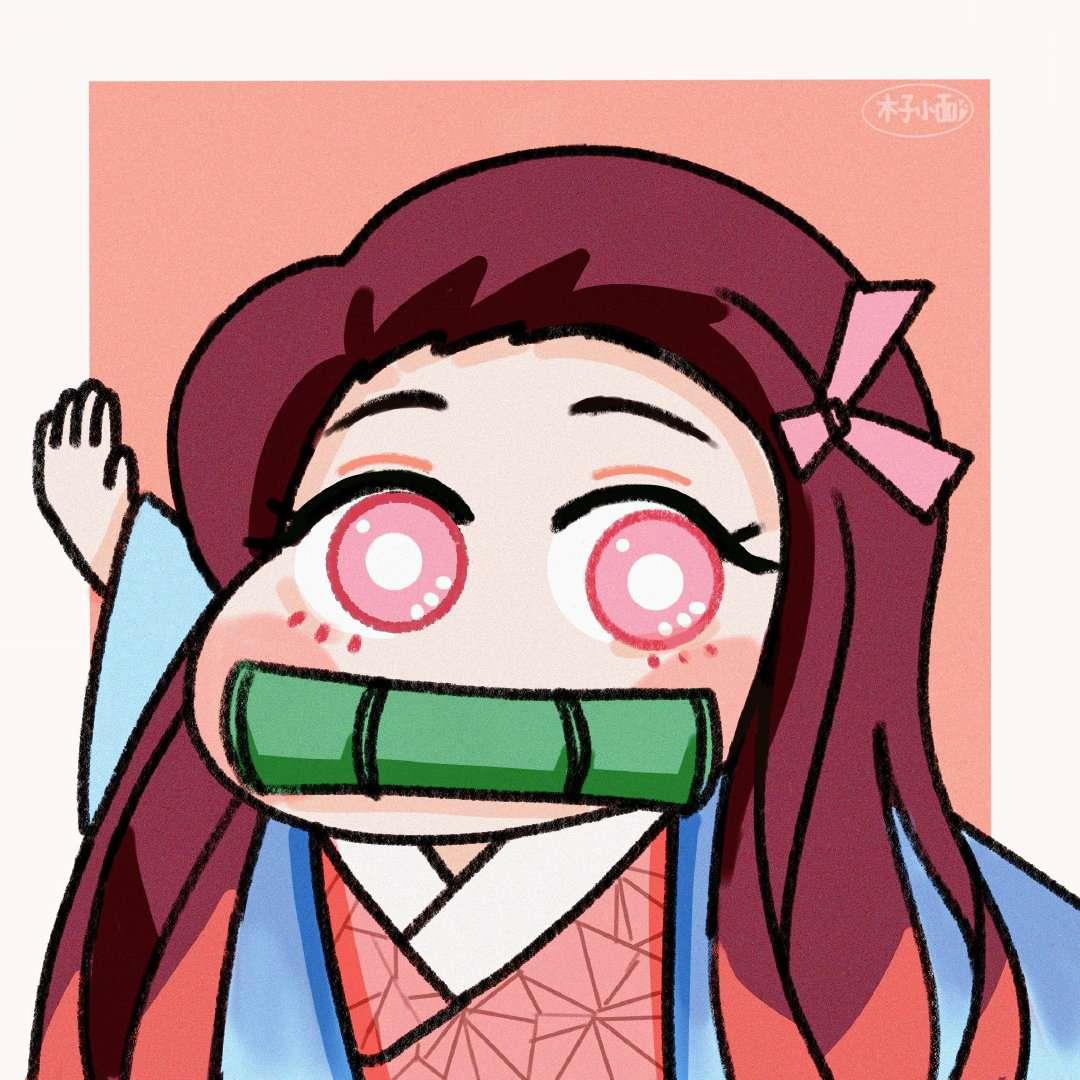 卡通风格女生头像丨不接谁的花不陪谁长大