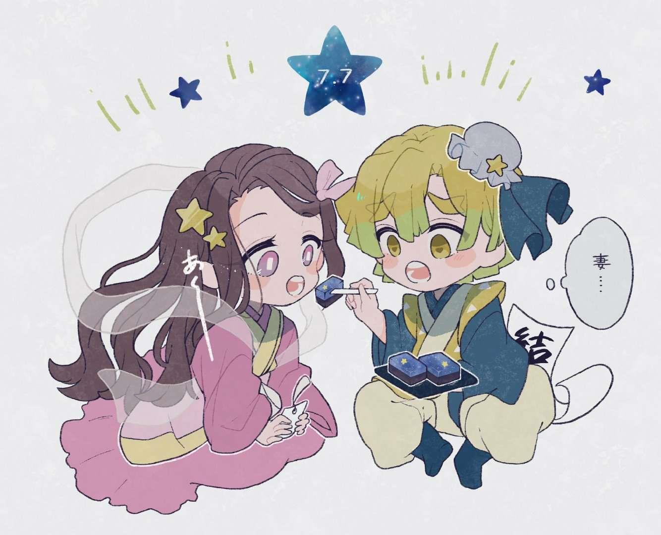 《鬼灭之刃》蝴蝶忍祢豆子可爱手绘头像大全