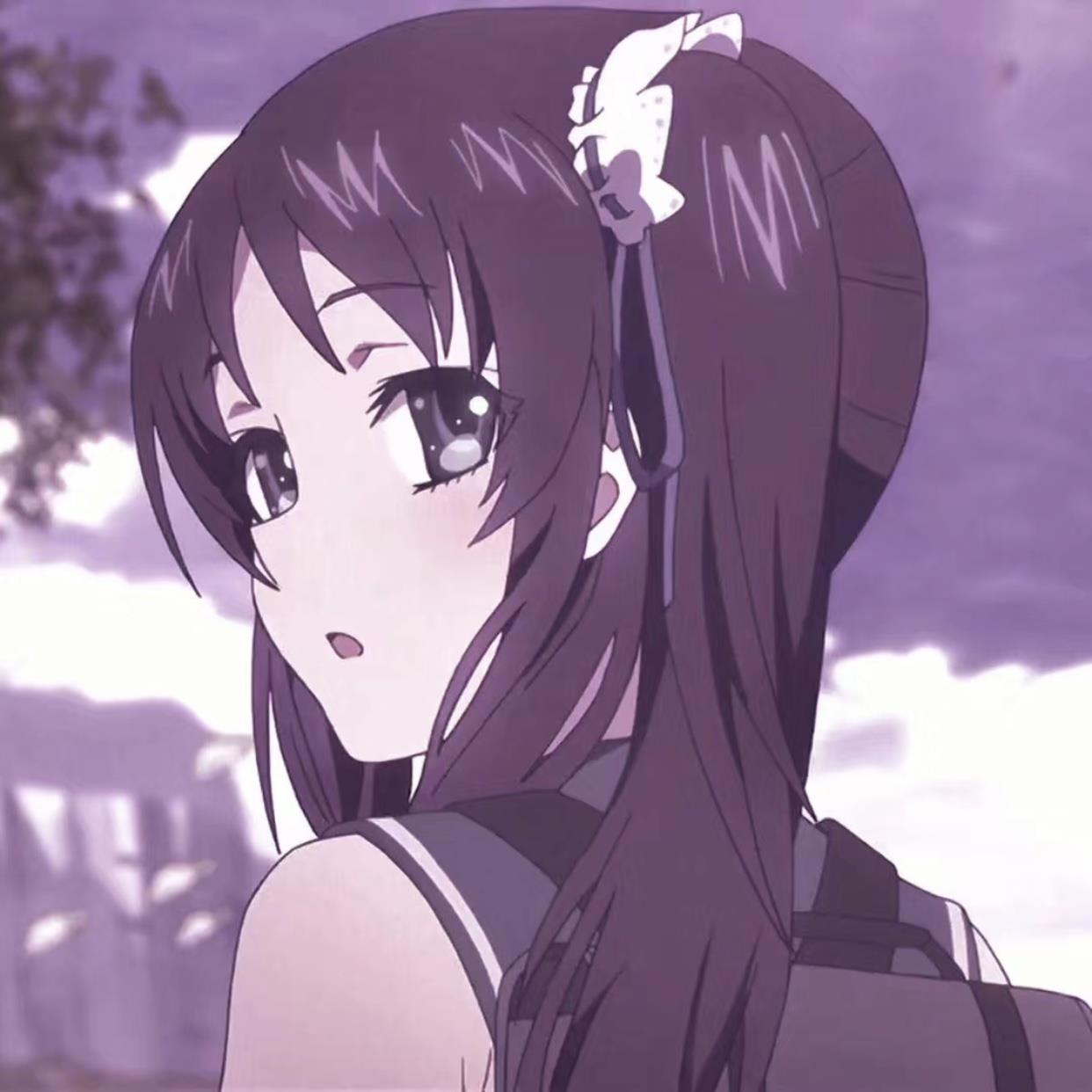 唯美动漫女生甜美好看的微信高清头像图片