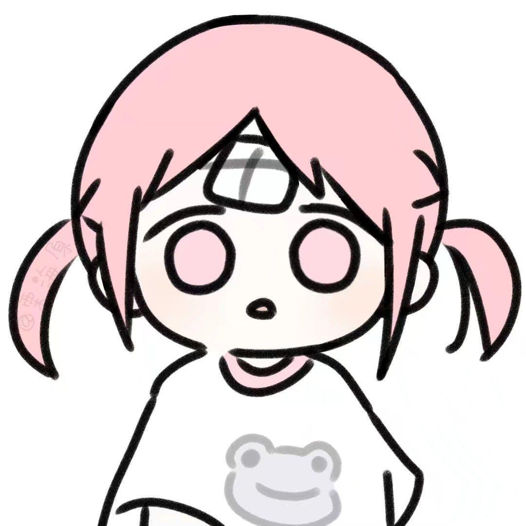 粉色系卡通可爱女生头像大全