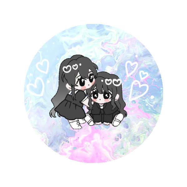 好看的卡通手绘女生QQ头像