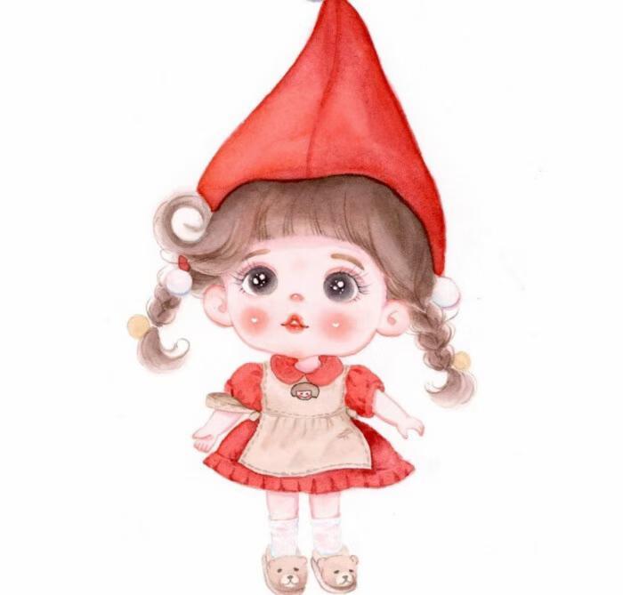 萌萌哒的卡通小女孩QQ头像图片