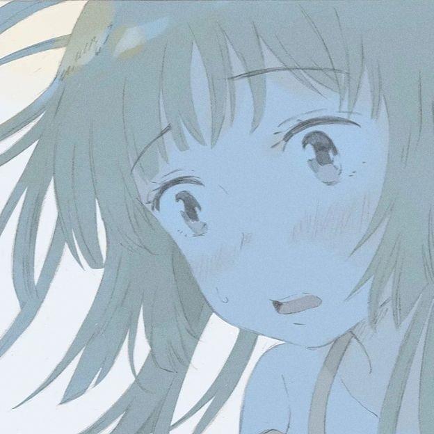 一个人安静的感伤女生动漫头像图片