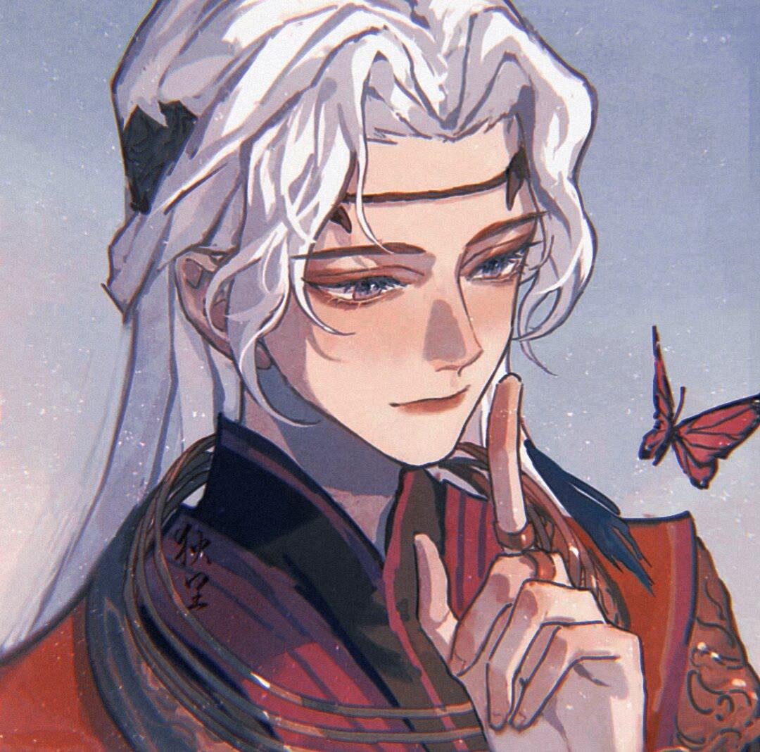 超好看的古风漫画男生微信头像