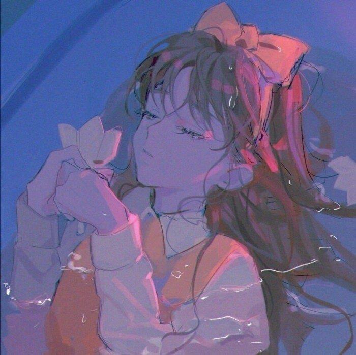 适合做微信头像的动漫女生图片