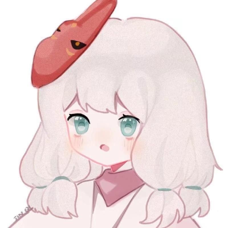 呆萌可爱的手绘卡通动漫qq头像图片