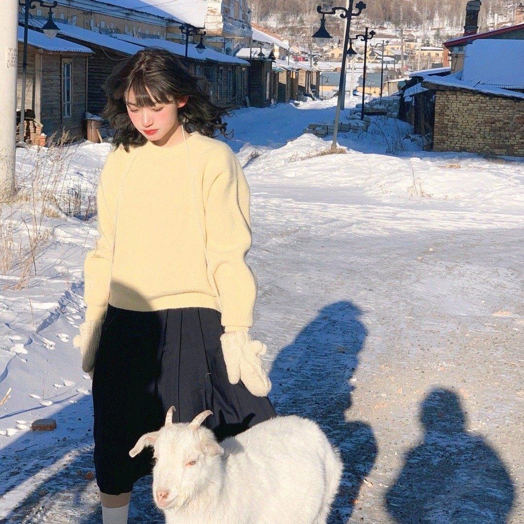 脸蛋红扑扑的可爱美女唯美头像图片