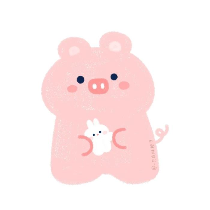 呆萌卡通的小动物QQ头像图片大全