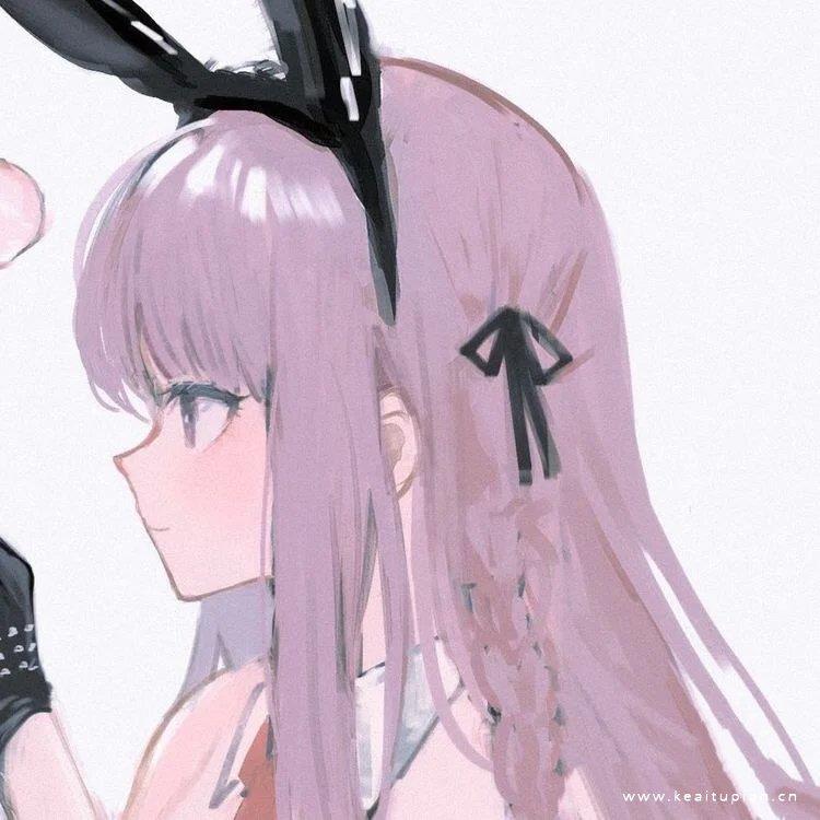 动漫女生闺蜜卡通头像图片