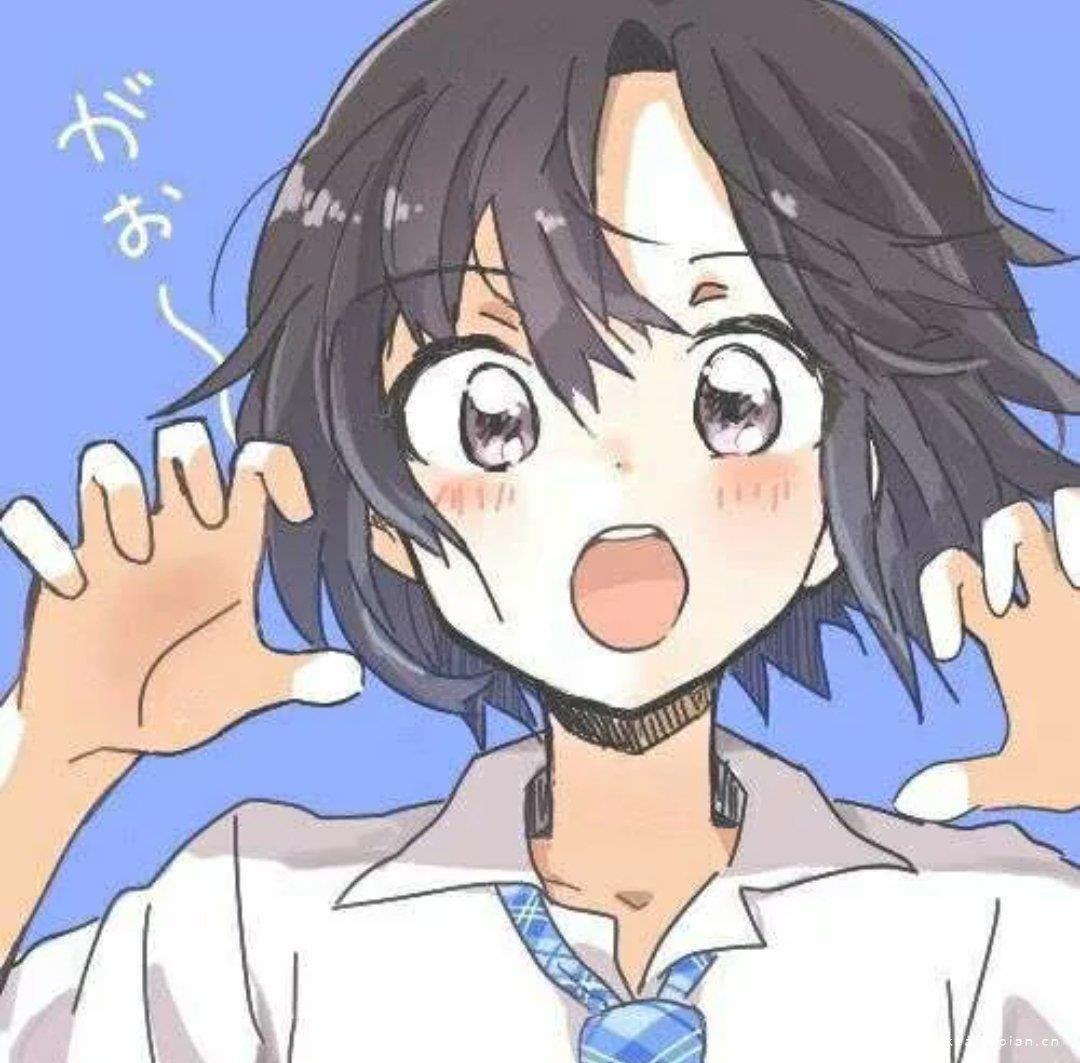 卡通动漫日系最火女生qq头像图片 放弃那个让你觉得难过的人