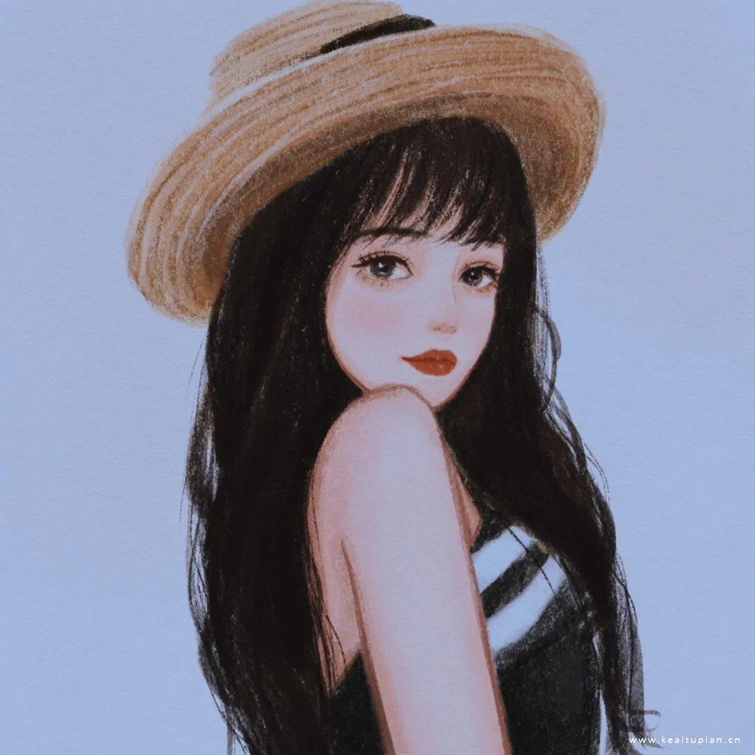 唯美卡通手绘女生头像图片大全