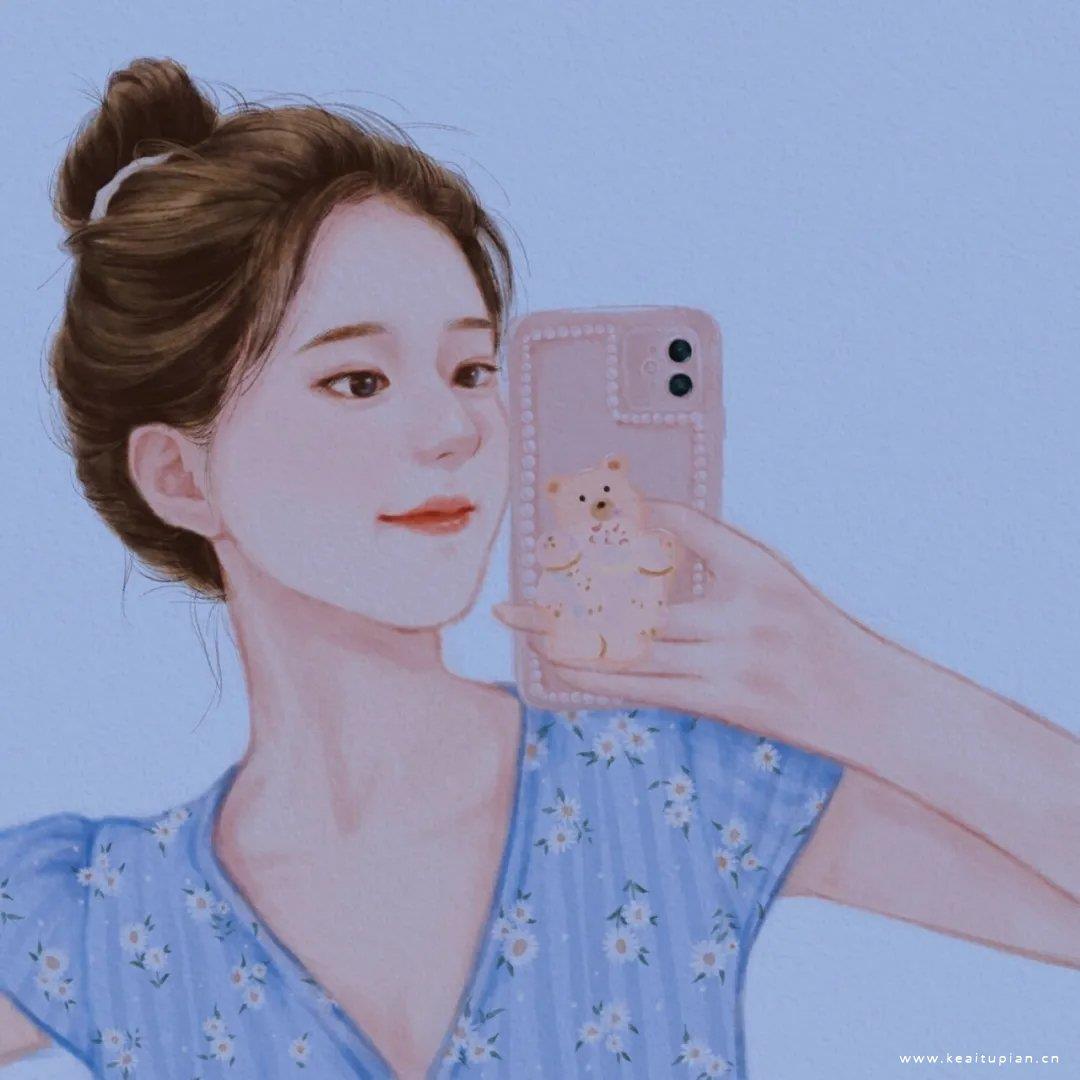 唯美卡通手绘女生头像图片大全