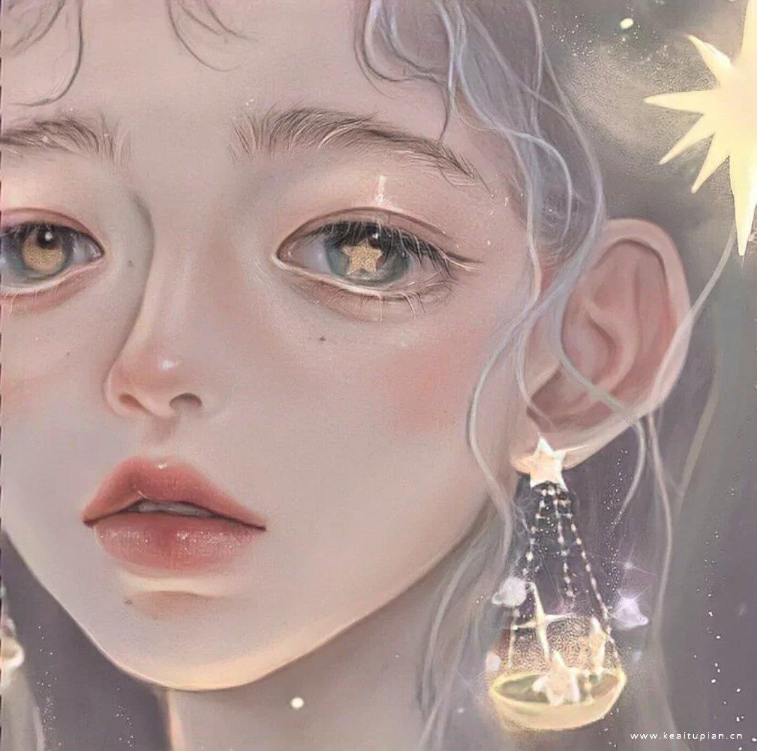 光影梦幻意境古风动漫女生桌面壁纸头像图片