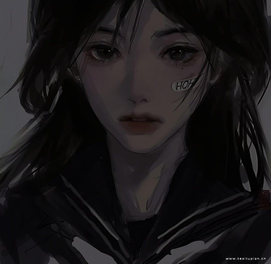 光影梦幻意境古风动漫女生桌面壁纸头像图片