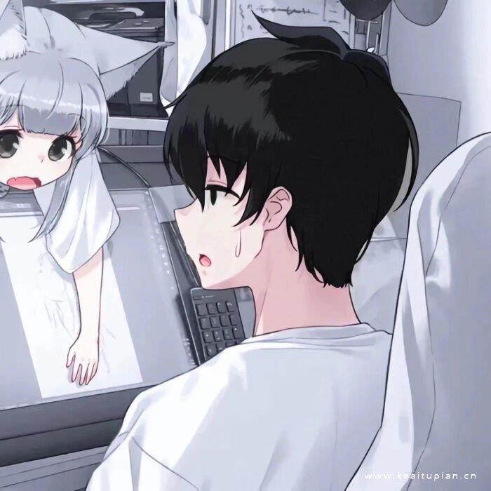 2021年优质动漫手绘微信高清情侣头像图片