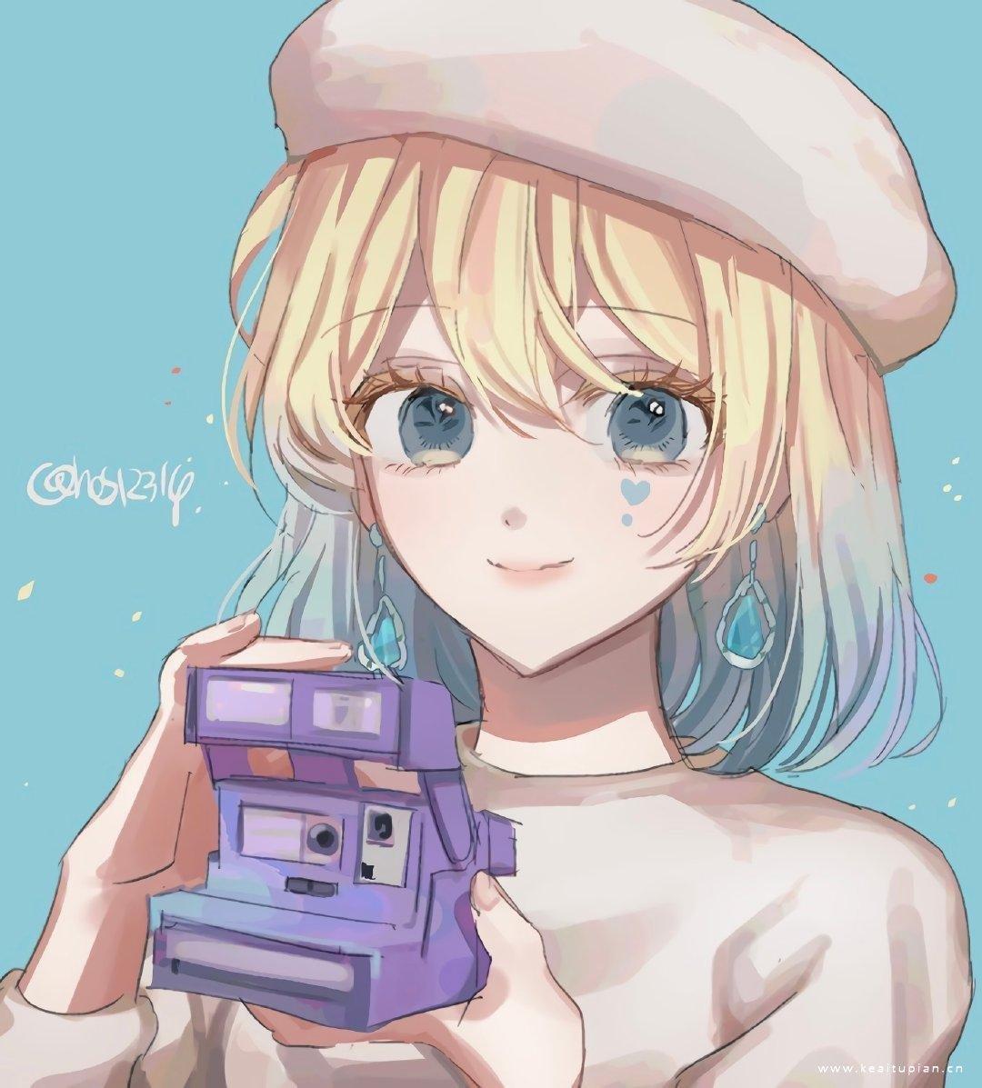 高贵优雅唯美梦幻的微信动漫美女头像图片