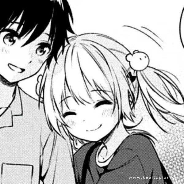 甜宠情侣黑白温柔浪漫qq高清头像图片