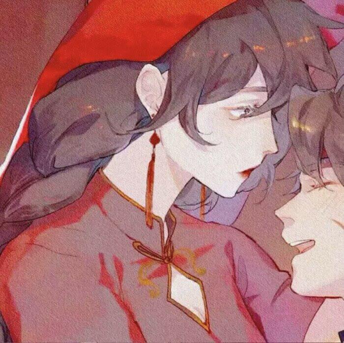 一人一半情侣卡通QQ热门头像图片