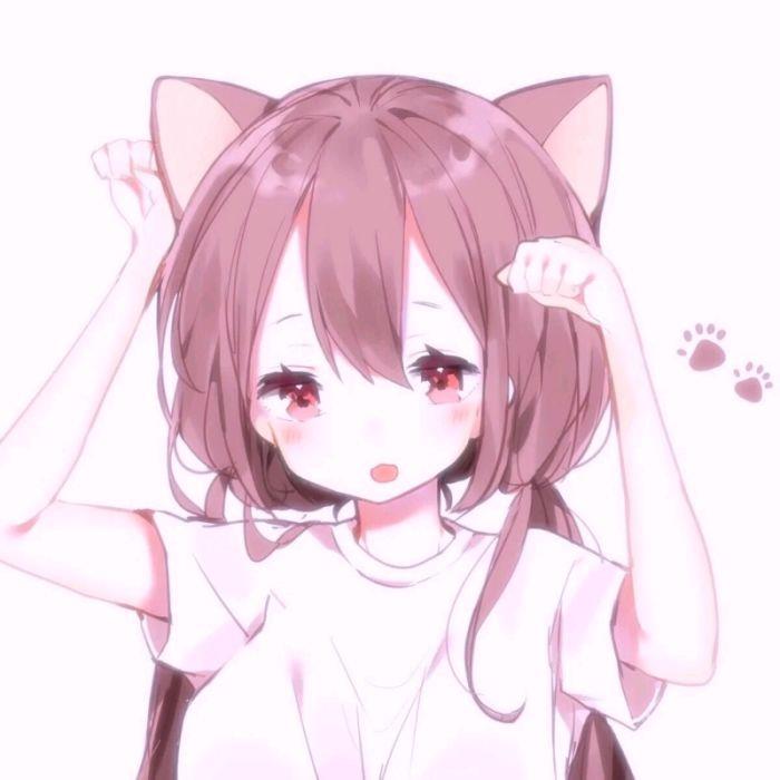 可爱呆萌的动漫猫娘女生头像
