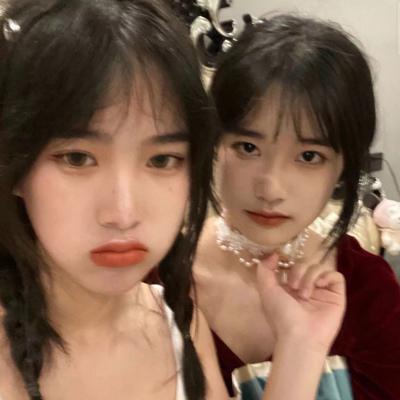 好看精致的闺蜜一人一张微信真人头像