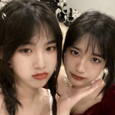 好看精致的闺蜜一人一张微信真人头像