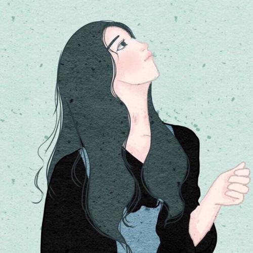 简约情侣卡通清新好看的手绘微信高清头像图片