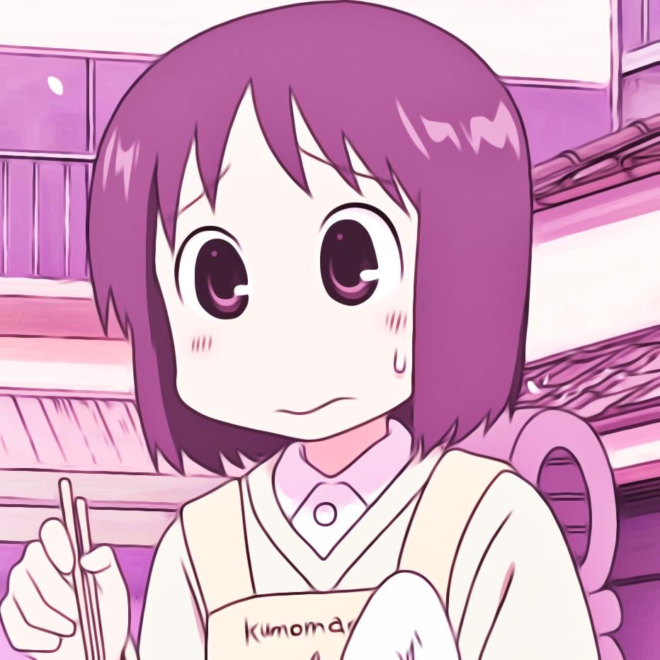 粉嫩可爱的动漫手绘甜美简约高清头像图片