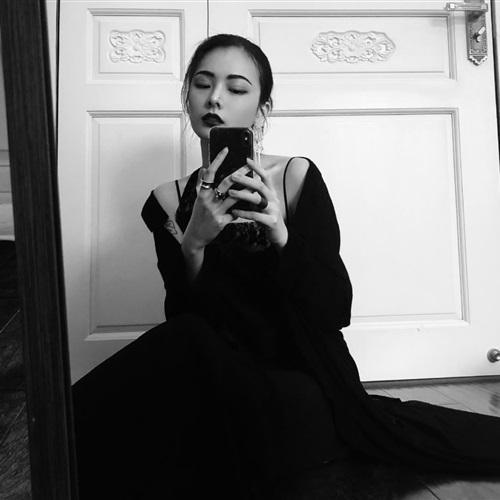 高冷小姐姐黑白头像·冷艳美女高清图片