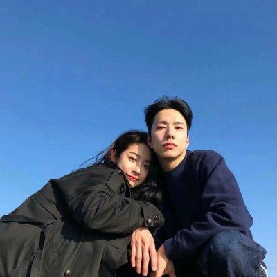 甜到腻的情侣恩爱合拍真人精选头像