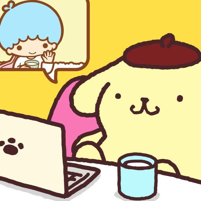 qq微信可爱呆萌布丁狗动漫手绘头像图片