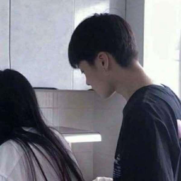 真人唯美小清新一对两张情侣头像