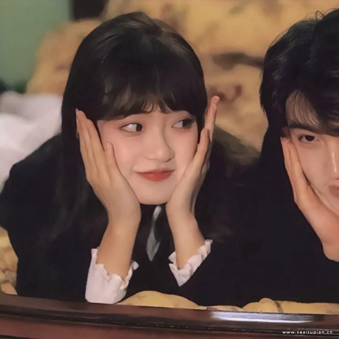 复古滤镜唯美真人一对两张情侣头像大全