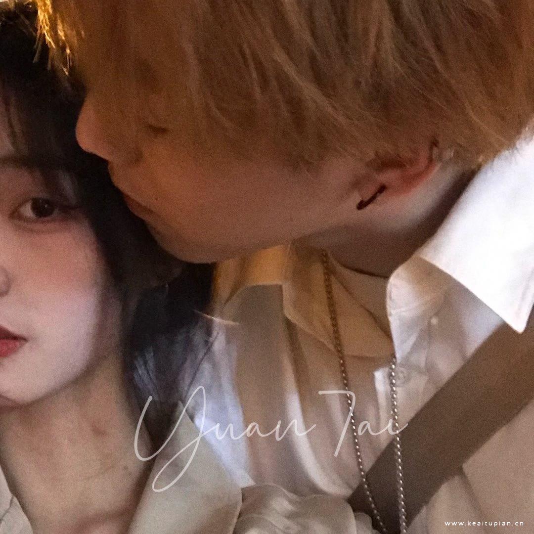 复古滤镜唯美真人一对两张情侣头像大全