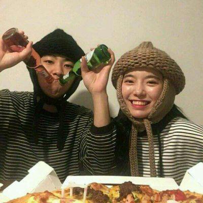 情侣双人合拍一对两张头像图片